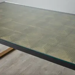 Anita Black Glass Dining Table