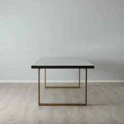 Anita Black Glass Dining Table