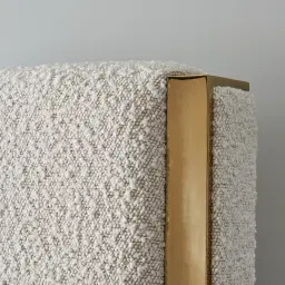 Beaumont Cream Boucle King Bed