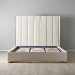 Beaumont Cream Boucle King Bed