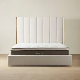 Beaumont Cream Boucle Queen Bed