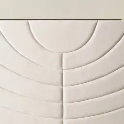 Gertrude Cream Velvet King Bed