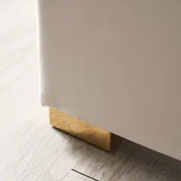 Gertrude Cream Velvet King Bed