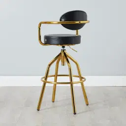 Riva Black Bar Stool