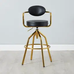 Riva Black Bar Stool