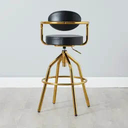 Riva Black Bar Stool