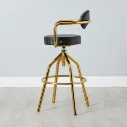 Riva Black Bar Stool