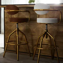Riva Black Bar Stool