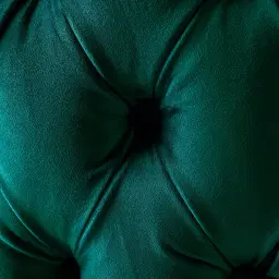 Kelly Peacock Blue Velvet Swivel Chair - Gold Leg