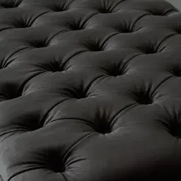 Vogue Charcoal Velvet Ottoman