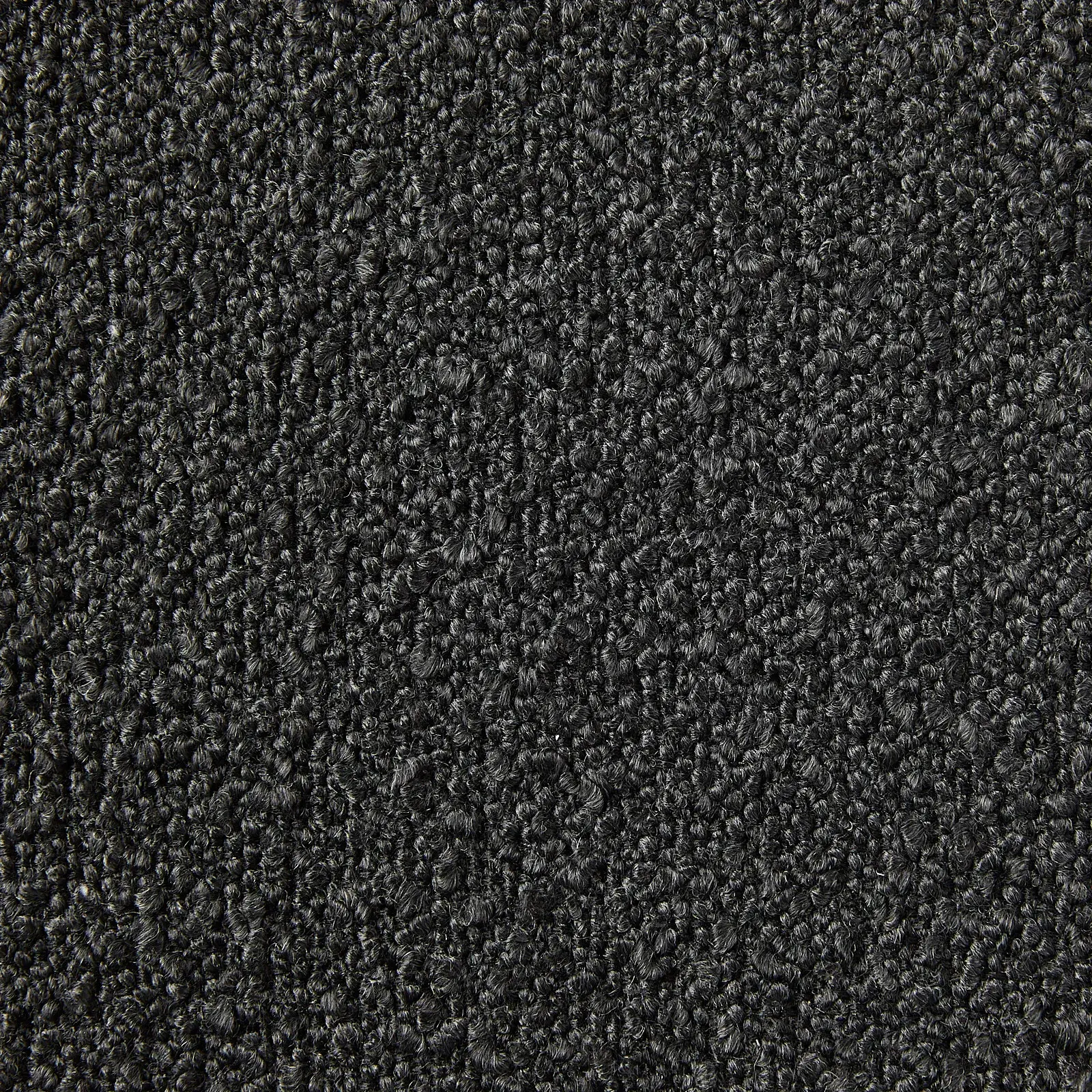 Quinn Charcoal Boucle Bar Stool - Brass Colour Legs