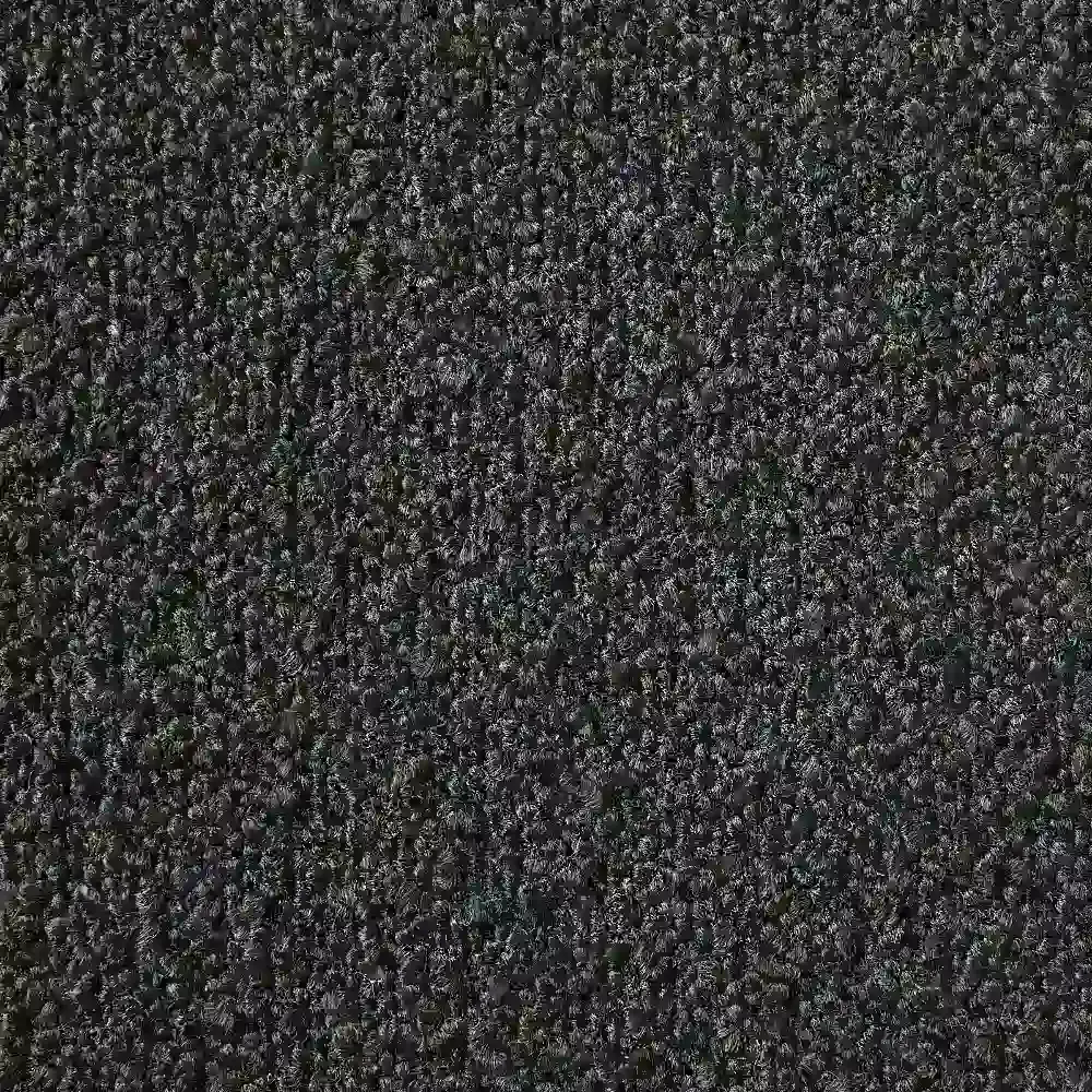 Quinn Charcoal Boucle Bar Stool - Brass Colour Legs