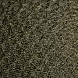 Quinn Olive Green Boucle Dining Chair  - Brass Colour Legs