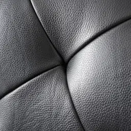 Regal Black Leather 3-Seater Sofa