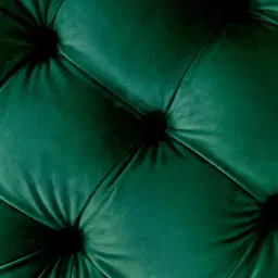 Kelly Emerald Green Velvet Ottoman