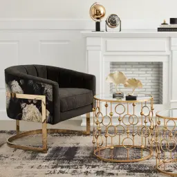 Cora Ginkgo With Marble Base - Large