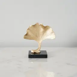 Cora Ginkgo With Marble Base - Medium