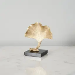 Cora Ginkgo With Marble Base - Medium