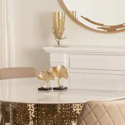 Cora Ginkgo With Marble Base - Medium