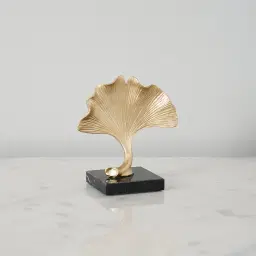 Cora Ginkgo With Marble Base - Medium