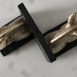 Horrace Antique Silver Bookends 