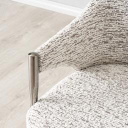 Selma Granite Boucle Dining Chair 