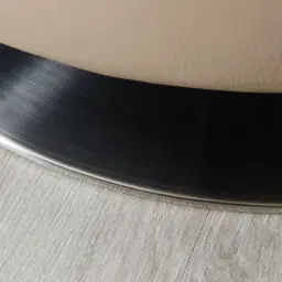 Vermont Almond Cream Leather Swivel Chair