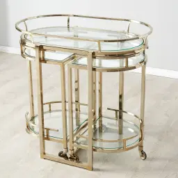 Declan Gold Bar Cart