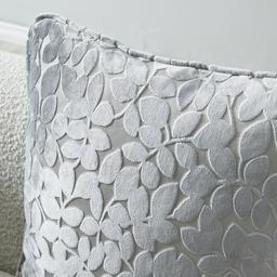 Vesper Silver Grey Velvet  Cushion 50x50