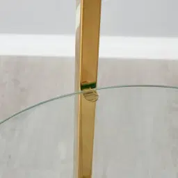 Ruby Tiered Shelf - Gold