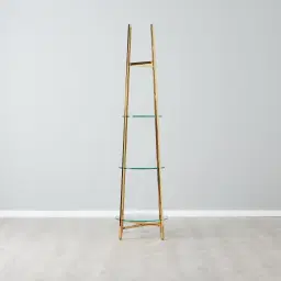 Ruby Tiered Shelf - Gold