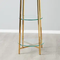 Ruby Tiered Shelf - Gold