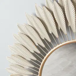Feather Round Mirror 120cm