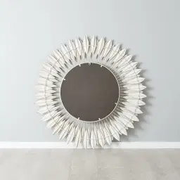 Feather Round Mirror 120cm