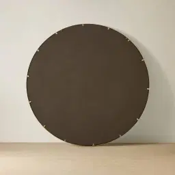 Round Gold Ginkgo Mirror