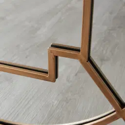 Myrtle Antique Gold Square Mirror 