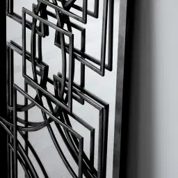 Buchannan Rectangle Mirror - Black