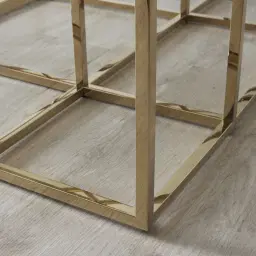 Geometric II Champagne Gold Coffee Table 
