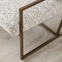 Callum Granite Boucle Occasional Chair 