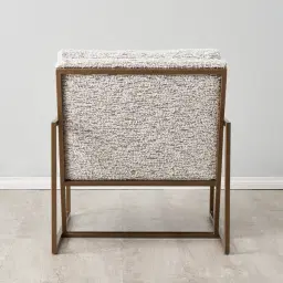 Callum Granite Boucle Occasional Chair 