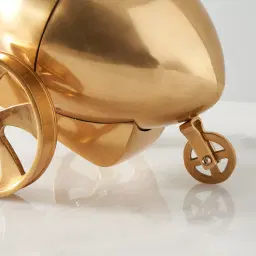 Falco Table Clock - Antique Brass Colour