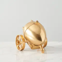 Falco Table Clock - Antique Brass Colour