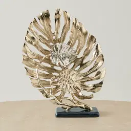 Golden Monstera Decorative - Large