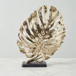 Golden Monstera Decorative - Large