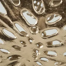 Golden Monstera Decorative - Large