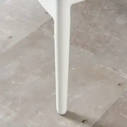 Lucia Cream Outdoor Chair - White Frame