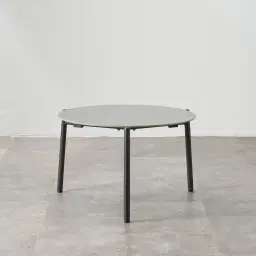 Lana Charcoal Round Outdoor Side Table 