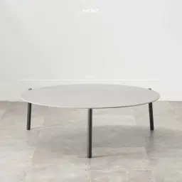 Lana Charcoal Round Outdoor Coffee Table 