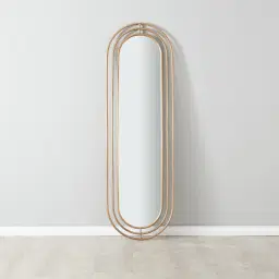 Hippodrome Antique Gold Oval Mirror 