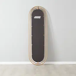 Hippodrome Antique Gold Oval Mirror 